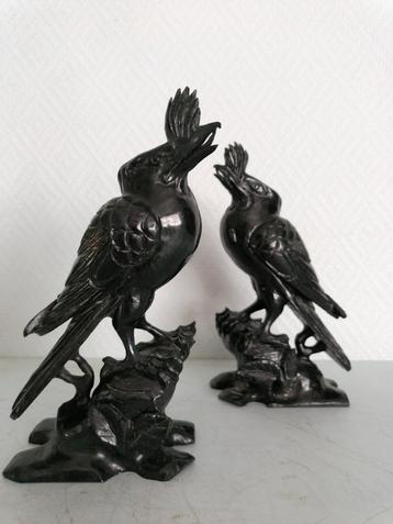 koppel oude chinese jade vogels beschikbaar voor biedingen