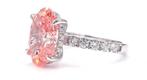 5,67 Karaat Diamand (Lab Grown) VS2-18 Karaat Witgoud Ring, Met edelsteen, Nieuw, Ophalen of Verzenden, 17 tot 18