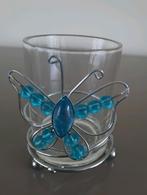 Vlinder sfeerlicht theelichthouder waxinelicht houder, Ophalen of Verzenden, Overige materialen, Minder dan 25 cm