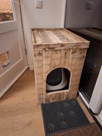 Kattenbak houten ombouw, Ophalen, Nieuw
