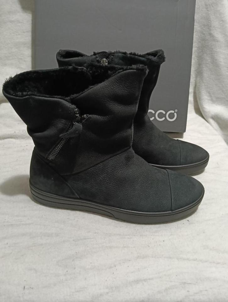 1427 NIEUW Ecco laarsjes maat 38 uitneembaar voetbed, Kleding | Dames, Schoenen, Nieuw, Lage of Enkellaarzen, Zwart, Ophalen of Verzenden