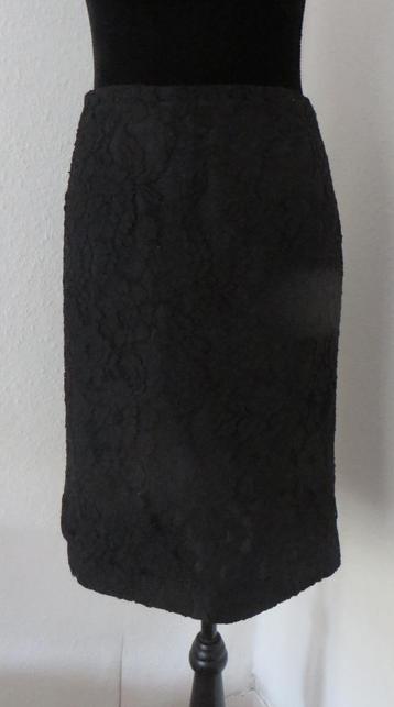 DEY I Elegant kanten Rokje I Maat 42 I Zwart I 🎄TIP beschikbaar voor biedingen