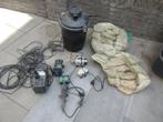 Waterval, 2vijverpompen, 2luchtpompen, grote filter € 125.00, Tuin en Terras, Vijver-toebehoren, Ophalen of Verzenden, Gebruikt