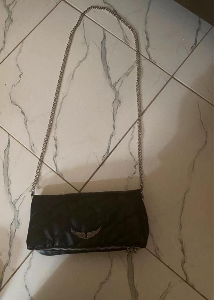 Zadig & Voltaire Tasje - Stijlvol!, Sieraden, Tassen en Uiterlijk, Tassen | Damestassen, Zo goed als nieuw, Schoudertasje, Zwart