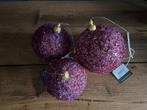 SIA kerstballen strass paars, Diversen, Kerst, Ophalen of Verzenden, Nieuw
