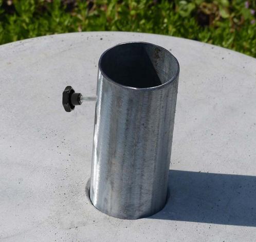 Parasol houder beton. Ook voor grote parasols? 35 of 50 kg., Tuin en Terras, Parasols, Nieuw, Parasolvoet, 3 tot 4 meter, Ophalen