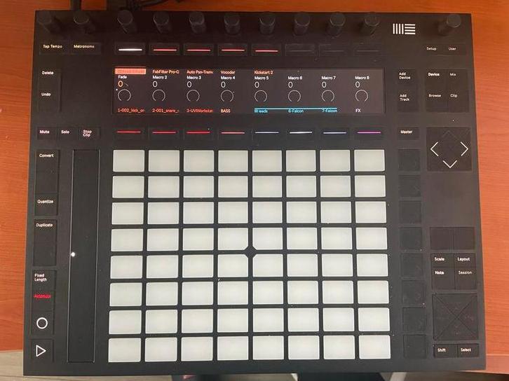 Ableton Push 2 - Muziekproductie Controller, Muziek en Instrumenten, Midi-apparatuur, Zo goed als nieuw, Ophalen of Verzenden
