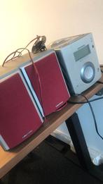 Radio Grundig en cd speler defect met 2 speakers en kabels, Ophalen of Verzenden