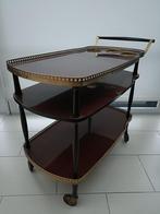 Antiek serveerwagen, vintage bedienings trolley, koffie/thee, Ophalen, Gebruikt
