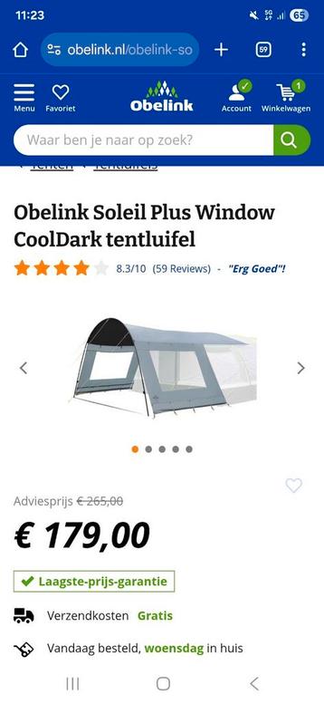 Obelink Soleil Luifel cooldark beschikbaar voor biedingen