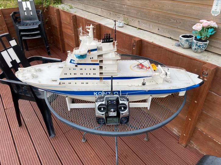 RC Kontio met Graupner mx-16 laagste prijs!, Hobby en Vrije tijd, Modelbouw | Boten en Schepen, Gebruikt, Overige merken, Ophalen