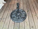 Parasolvoet gietijzer, Tuin en Terras, Ophalen, Gebruikt, Minder dan 1 meter, Parasolvoet
