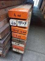 8x houten balken 23,5x7cm lengte 400cm., Tuin en Terras, Palen, Balken en Planken, Ophalen, 250 cm of meer, Balken