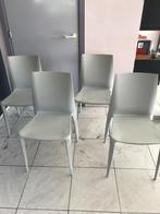 Design stoelen: Heller The Bellini Chair (4 stuks), Grijs, Vier, Kunststof, Gebruikt