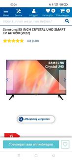Te koop Samsung ue55au7090, Audio, Tv en Foto, Televisies, Samsung, Smart TV, Zo goed als nieuw, Ophalen