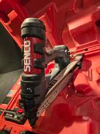 Senco F15 Afwerk Tacker + Accu, Ladder & Nagels, Ophalen of Verzenden, Gebruikt