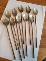 Cocktaillepels verzilverd set 10 st., Ophalen of Verzenden, Zilver