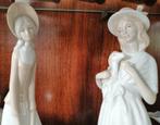 2 Spaans Valencia porselein Miquel vintage Lladro meisje lam, Antiek en Kunst, Antiek | Porselein, Ophalen of Verzenden