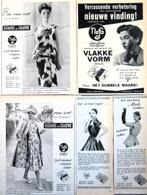 8 vintage advertenties reclames maandverband tampon 53-77 OB, Ophalen of Verzenden, Gebruikt, Overige typen