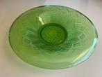 Glazen groene schaal Leerdam ontwerp Copier 1935, Ophalen