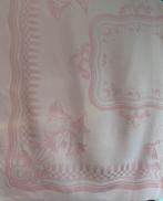 Vintage tafelkleed roze gebloemd, Huis en Inrichting, Keuken | Textiel, Gebruikt, Tafelkleed of Tafelzeil, Ophalen of Verzenden