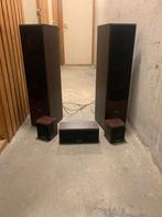 Fenton Thuis bioscoop speaker systeem - Walnoot - 5 delig, Overige merken, Gebruikt, Ophalen of Verzenden, 120 watt of meer