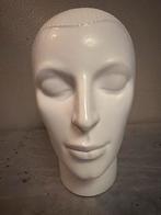 Witte keramiek Mannequin Hoofd, Ophalen of Verzenden