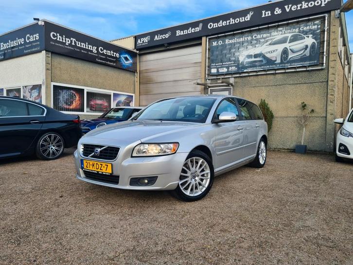 Volvo V50 2.0 D AUT 2009 Grijs Airco  136PK LM Nette Auto, Auto's, Volvo, Bedrijf, Te koop, V50, ABS, Airbags, Airconditioning