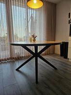 Industriële ronde tafel 130 cm, Ophalen, Rond, Zo goed als nieuw, Industrieel