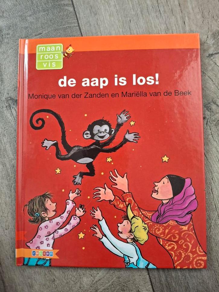 De aap is los! - Monique van der Zanden, Boeken, Kinderboeken | Jeugd | onder 10 jaar, Zo goed als nieuw, Sprookjes, Ophalen