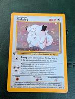 Clefairy first edition NL Swirl perfect holo, light damage., Ophalen of Verzenden, Zo goed als nieuw, Overige typen