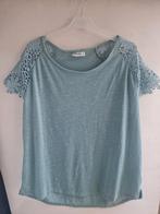 Turquoise top met korte mouw maat xl, Maat 46/48 (XL) of groter, Ophalen of Verzenden, Korte mouw, Gedragen