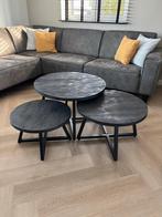Salontafel Set van 3, Huis en Inrichting, Tafels | Salontafels, Ophalen, Rond, 50 tot 100 cm, Zo goed als nieuw