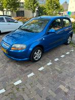 Chevrolet Kalos 1.2 3D 2005 Blauw, Auto's, Voorwielaandrijving, 1150 cc, Stof, Zwart