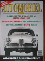 Het Automobiel 7 1995 Opel Blitz, Rolls R Phantom VI Frua, Boeken, Ophalen of Verzenden, Nieuw, Opel