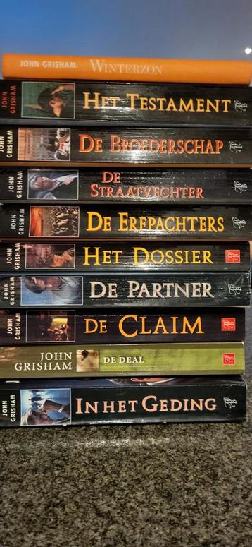 John Grisham - 10 Thrillers Collectie beschikbaar voor biedingen
