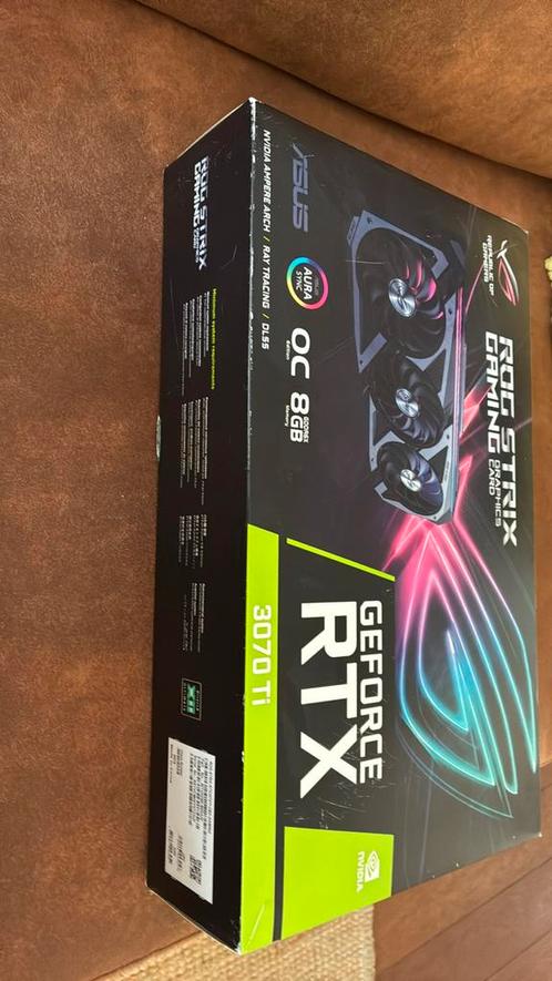ASUS ROG Strix GeForce RTX 3070 Ti 8GB GDDR6X, Computers en Software, Videokaarten, Zo goed als nieuw, Nvidia, PCI-Express 4.0
