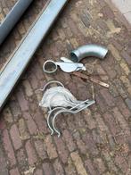 Zinken Dakgoten met Toebehoren, Doe-het-zelf en Verbouw, Buizen en Afvoer, Ophalen, Gebruikt, 2 tot 4 meter, Zink