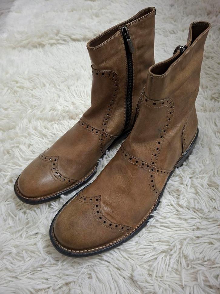 Amper gedragen Rocco P heren laarsjes maat 44,5, Kleding | Heren, Schoenen, Zo goed als nieuw, Boots, Bruin, Ophalen of Verzenden