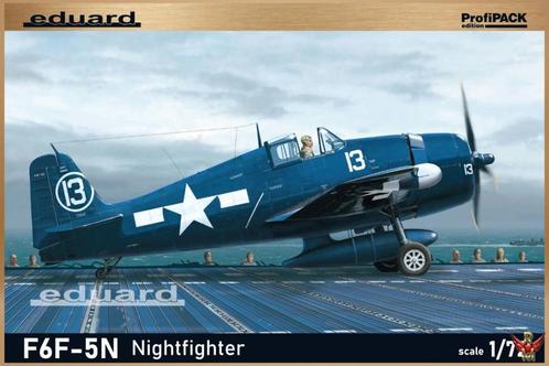 ROWASP | Eduard 1/72 F6F-5N Nightfighter ProfiPack, Hobby en Vrije tijd, Modelbouw | Vliegtuigen en Helikopters, Nieuw, Vliegtuig