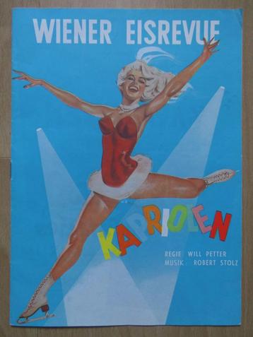 Wiener Eisrevue - Kapriolen - oud programmaboek 1961 / 1962 beschikbaar voor biedingen