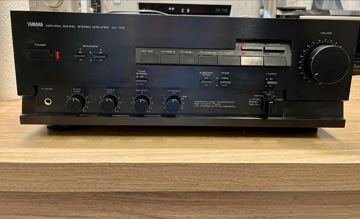 Yamaha AX-700 Stereo Versterker - Topklasse!, Audio, Tv en Foto, Versterkers en Receivers, Gebruikt, Stereo, 120 watt of meer