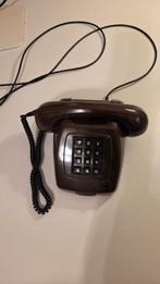 Vintage ptt telefoon t65 tdk de luxe mocca, Telecommunicatie, Ophalen of Verzenden