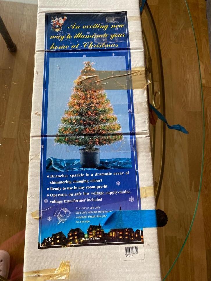 PEHA kunstkerstboom met kleurverlichting – 1,20 m, Diversen, Kerst, Gebruikt, Ophalen