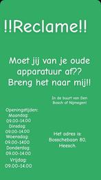 Oude apparaten, Ophalen