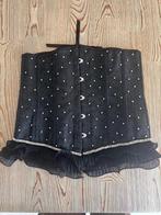 Underbust korset met prachtige details maat L, Ophalen of Verzenden, Zwart, Body of Korset