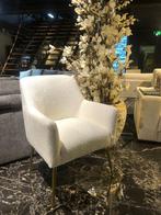 Nieuw! Japandi / Rich design fauteuil stoel Dubai Stof, Ophalen, Nieuw, Stof