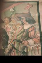 Schoolplaten originele authentieke op.rol., Antiek en Kunst, Antiek | Schoolplaten, Ophalen of Verzenden, Geschiedenis