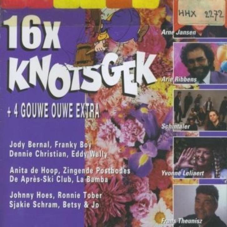 cd van 16x Knotsgek +4 Gouwe Ouwe extra [2001], Cd's en Dvd's, Cd's | Nederlandstalig, Zo goed als nieuw, Levenslied of Smartlap