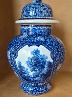 Dekselvaas Villeroy en Boch Flamand 23 cm hoog, Antiek en Kunst, Antiek | Vazen, Ophalen of Verzenden